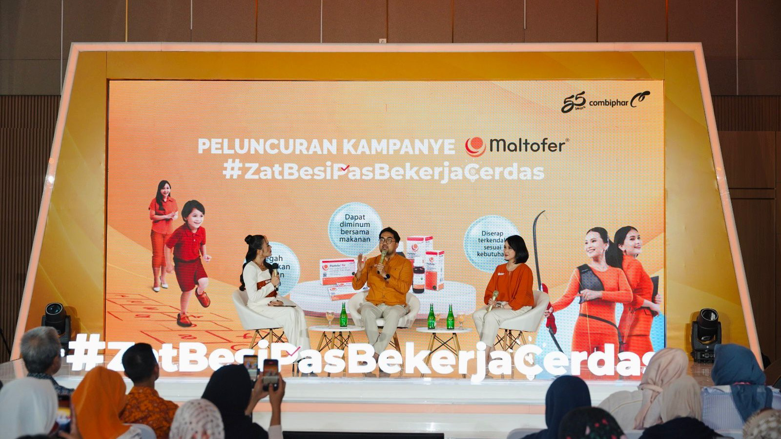 Konferensi pers Maltofer #ZatBesiPasBekerjaCerdas bersama Dokter Spesialis Anak