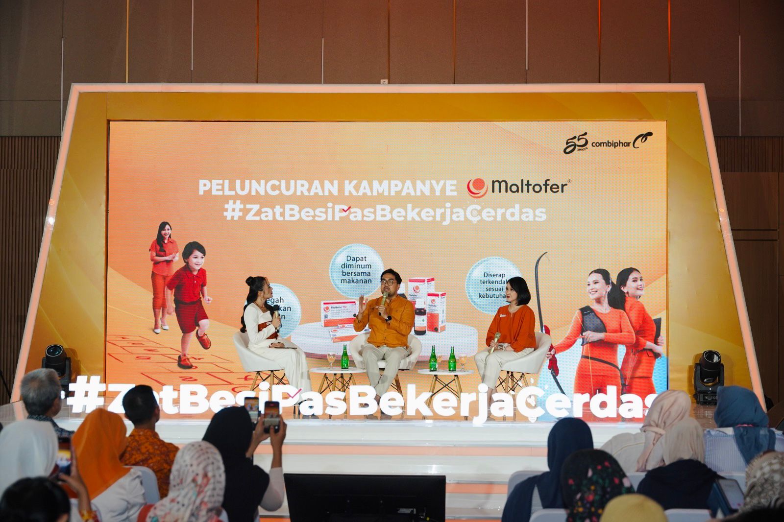 Konferensi pers Maltofer #ZatBesiPasBekerjaCerdas bersama Dokter Spesialis Anak